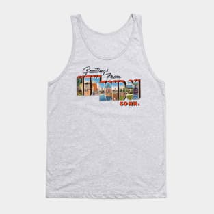 Greetings from New London Connecticut Tank Top